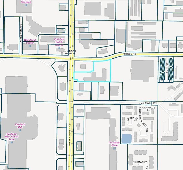 1101 N Green River Rd, Evansville, IN à vendre - Plan cadastral – Image 2 sur 10
