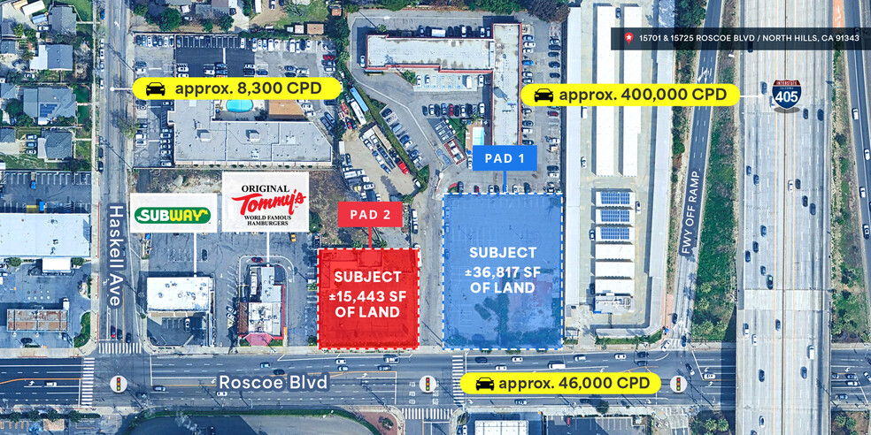 15725 Roscoe Blvd, North Hills, CA à louer - Photo de l’immeuble – Image 1 sur 2