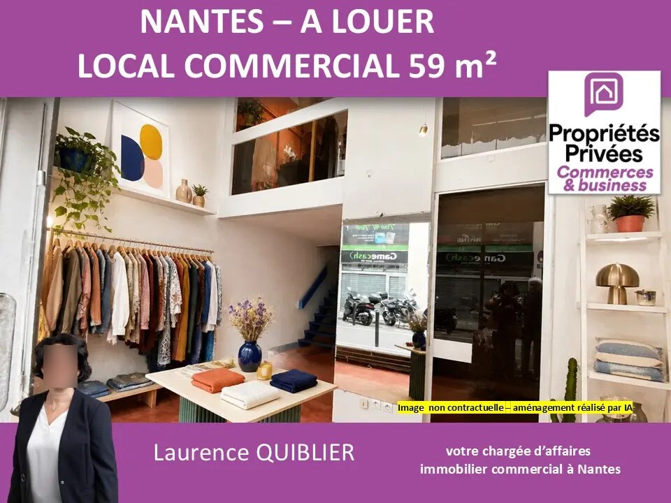 Local commercial dans Nantes à louer Photo de l’immeuble– Image 1 sur 9