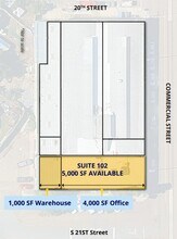2001-2031 Commercial St, San Diego, CA à louer Plan d’étage– Image 1 sur 1