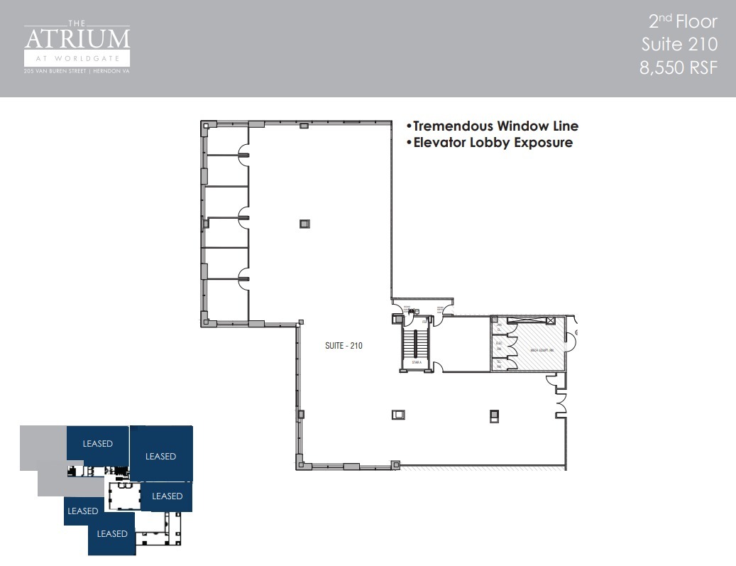 205 Van Buren St, Herndon, VA à louer Plan d’étage– Image 1 sur 1