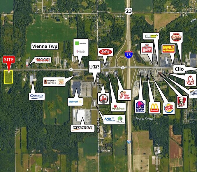 W Vienna Rd, Clio, MI à vendre - Photo de l’immeuble – Image 1 sur 3