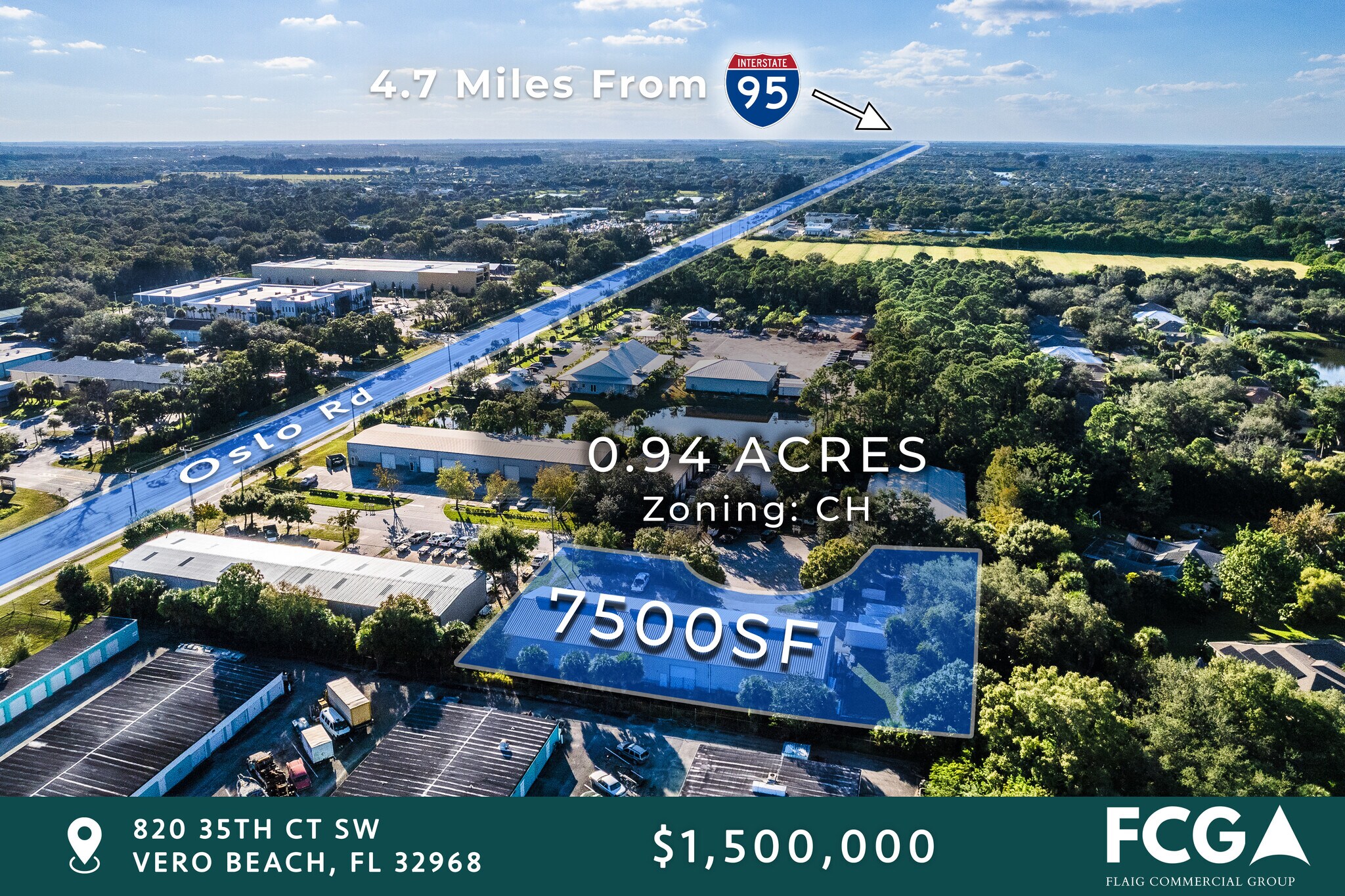 820 35th Ct, Vero Beach, FL à vendre Photo principale– Image 1 sur 22