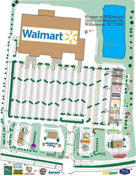 1059 Walmart Dr, Williamston, NC à louer - Plan de site – Image 2 sur 14