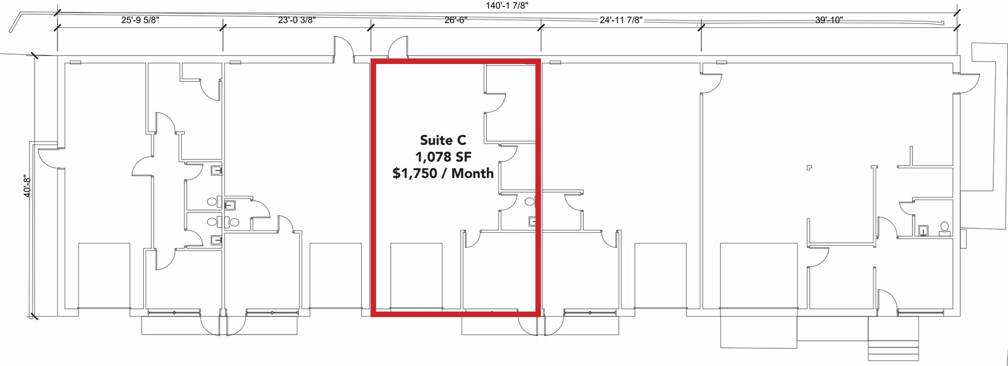 100 Mill St, Lawrenceville, GA à louer Plan d’étage– Image 1 sur 1