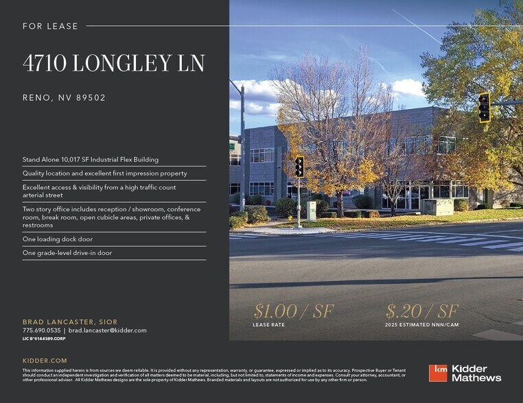 4710 Longley Ln, Reno, NV à louer - Photo de l’immeuble – Image 1 sur 1