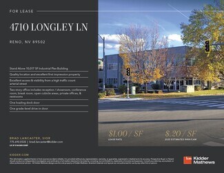 Plus de détails pour 4710 Longley Ln, Reno, NV - Local d'activités à louer