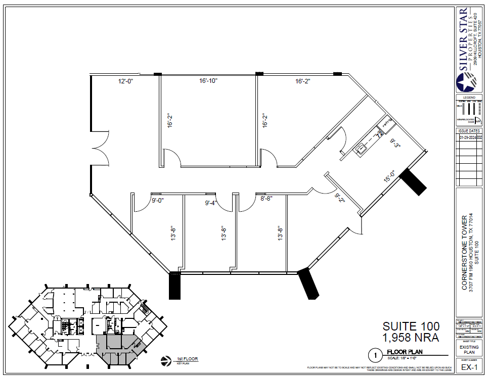 3707 FM 1960 W, Houston, TX à louer Plan d’étage– Image 1 sur 1