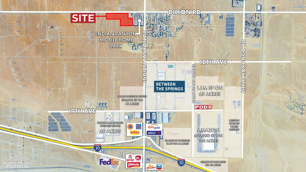 Dillon Rd, West Of Indian Ave Rd, Palm Springs, CA à vendre - Photo de l’immeuble – Image 2 sur 2