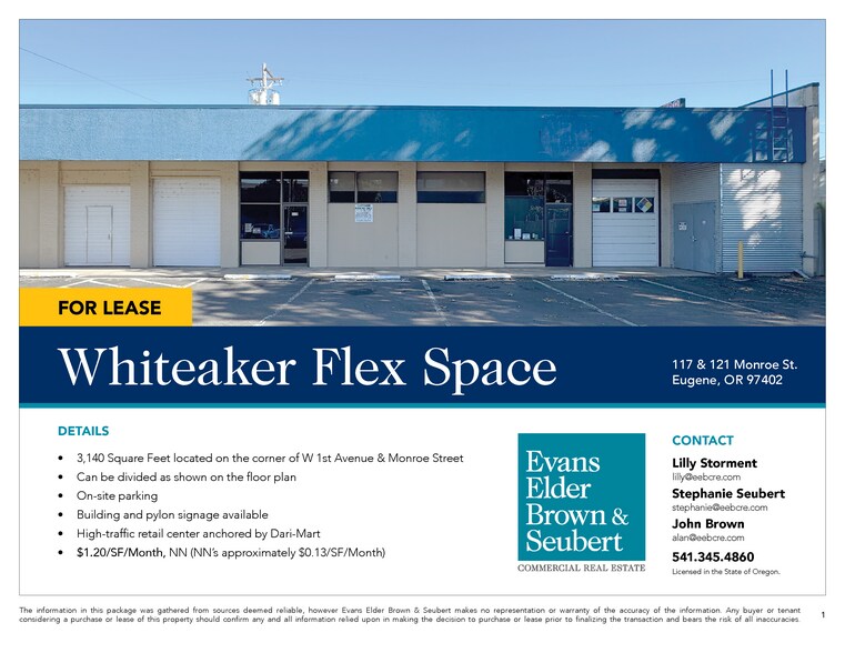 121 Monroe St, Eugene, OR à louer - Photo de l’immeuble – Image 2 sur 5