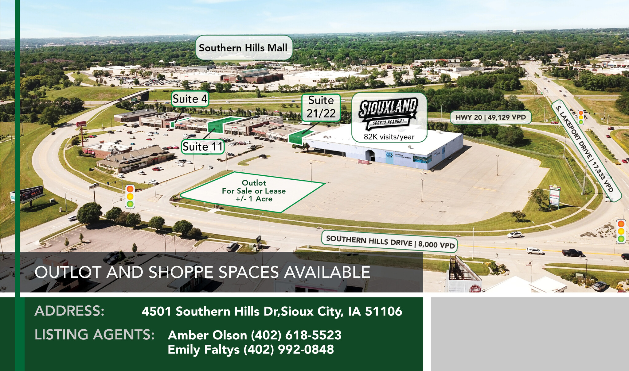 4501-4513 Southern Hills Dr, Sioux City, IA à louer Photo de l’immeuble– Image 1 sur 3