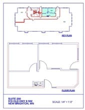 929 NW Old Highway 8, New Brighton, MN à louer Plan d’étage– Image 2 sur 2