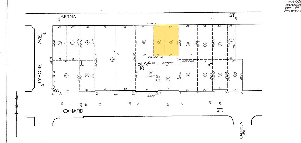 14222-14226 Aetna St, Van Nuys, CA à vendre - Plan cadastral – Image 2 sur 35
