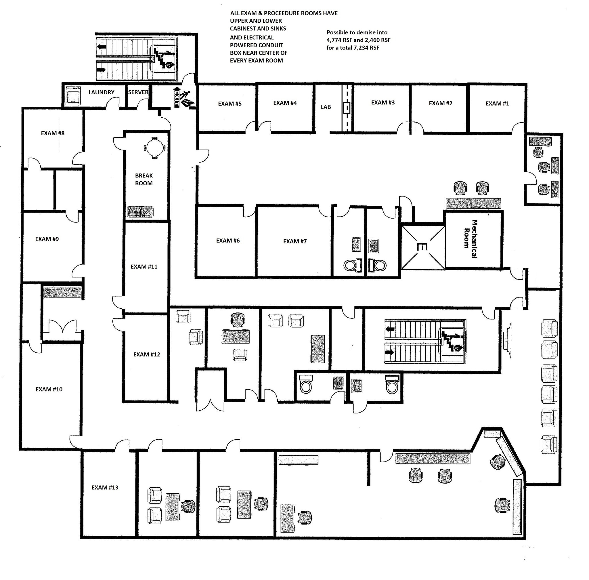 9104 Falls Of Neuse Rd, Raleigh, NC à louer Plan d’étage– Image 1 sur 6