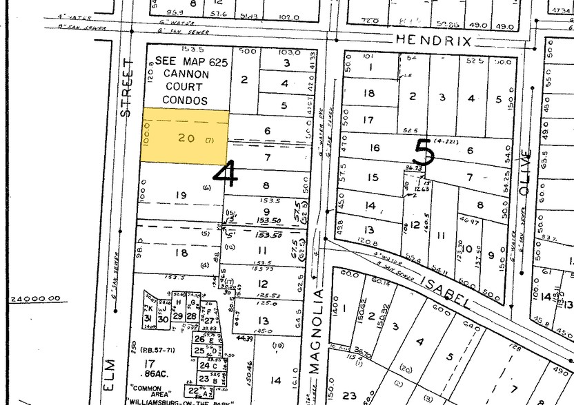 826 N Elm St, Greensboro, NC à louer - Plan cadastral – Image 2 sur 3