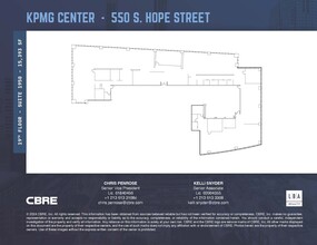 550 S Hope St, Los Angeles, CA à louer Plan d’étage– Image 1 sur 1