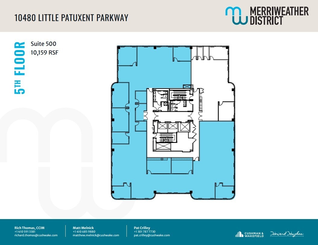 10480 Little Patuxent Pky, Columbia, MD à louer Plan d’étage– Image 1 sur 1