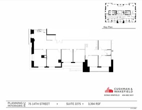 75 14th St NE, Atlanta, GA à louer Plan d’étage– Image 1 sur 1