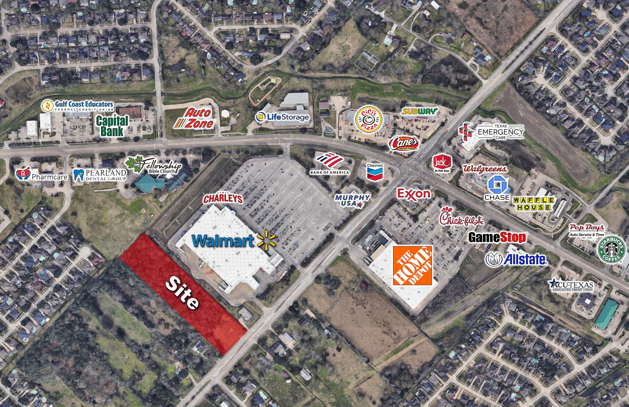 3302 Dixie Farm Rd, Pearland, TX à vendre Aérien– Image 1 sur 9