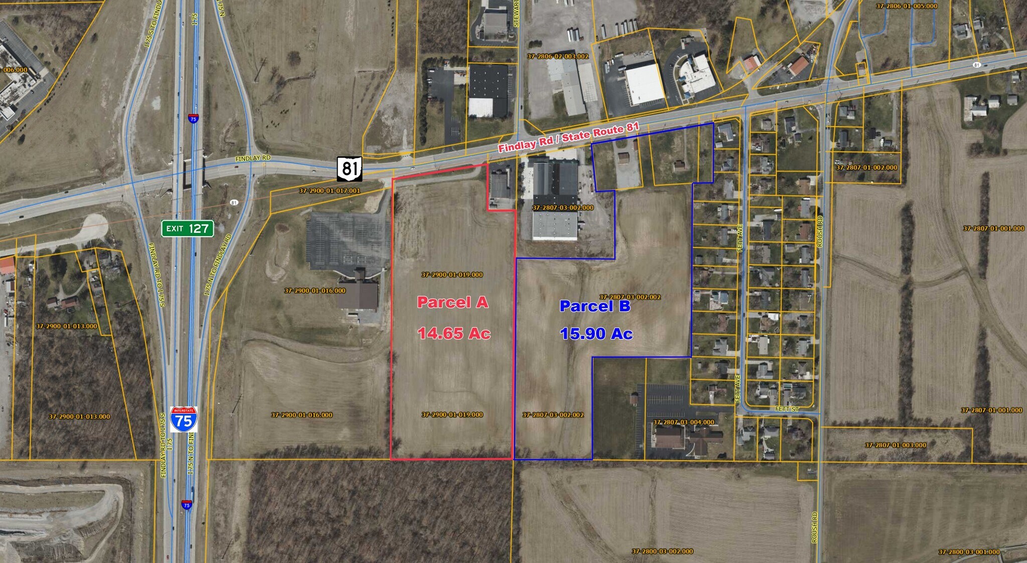 1672 Findlay Rd, Lima, OH à vendre Aérien– Image 1 sur 2