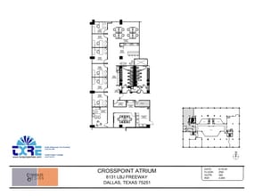 8131 Lyndon B Johnson Fwy, Dallas, TX à louer Plan d’étage– Image 2 sur 2