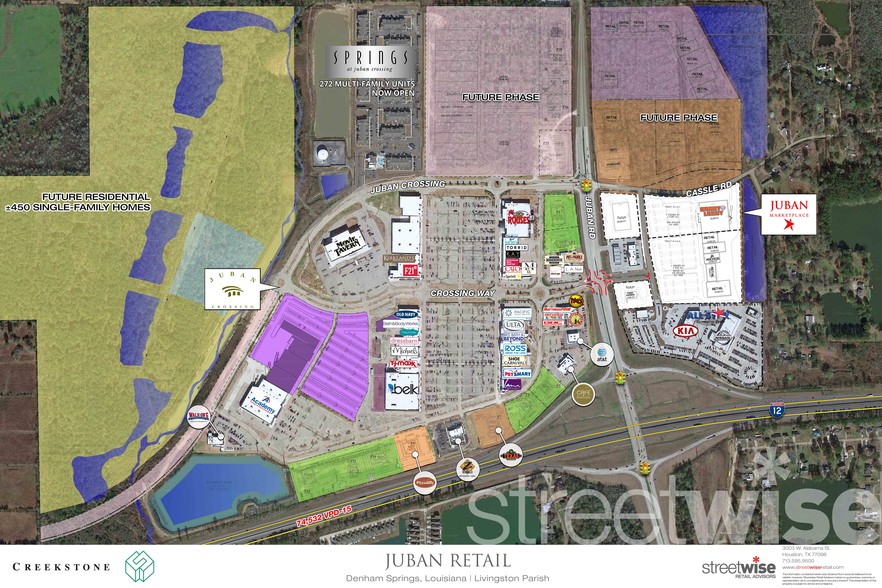 Juban Marketplace, Denham Springs, LA à louer - Plan de site – Image 2 sur 4
