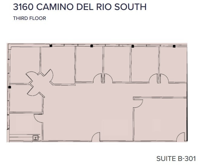 3110 Camino del Rio S, San Diego, CA à louer Plan d’étage– Image 1 sur 1