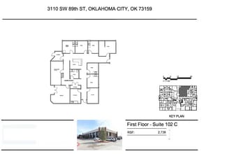 3110 SW 89th St, Oklahoma City, OK à louer Plan d’étage– Image 1 sur 1