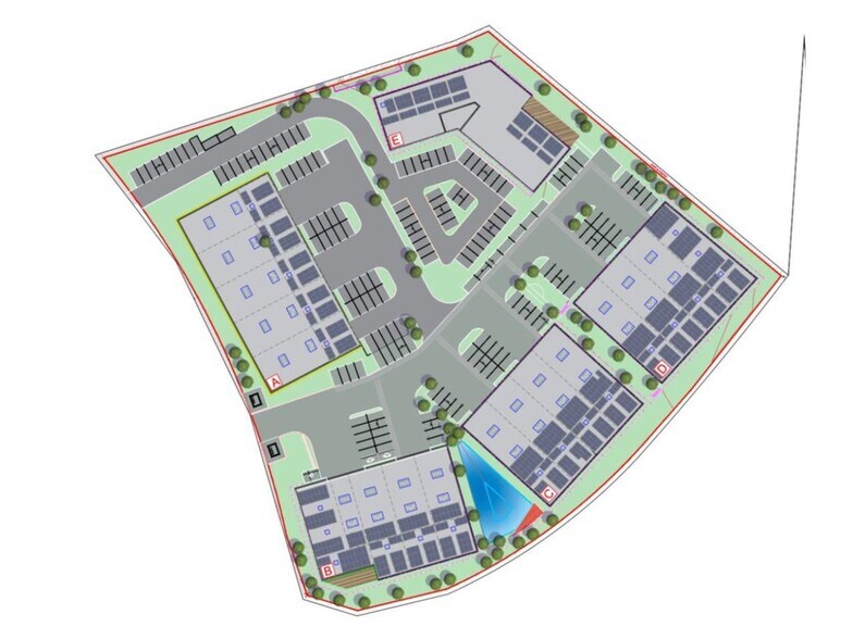 Local d’activités dans Louvres à louer - Plan d’étage – Image 3 sur 14
