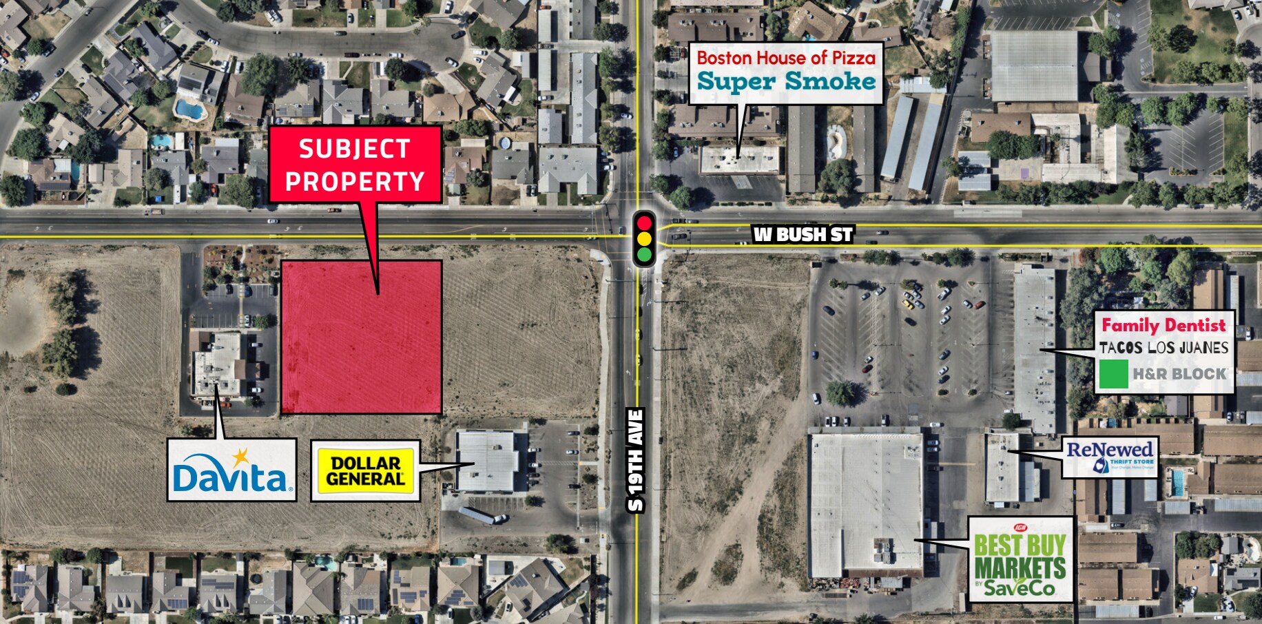 SEC Bush Street & 19th ave, Lemoore, CA à vendre Photo principale– Image 1 sur 2