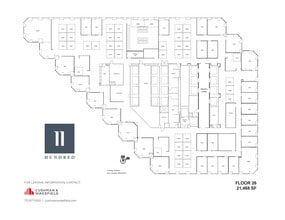 1100 Louisiana St, Houston, TX à louer Plan d’étage– Image 1 sur 1