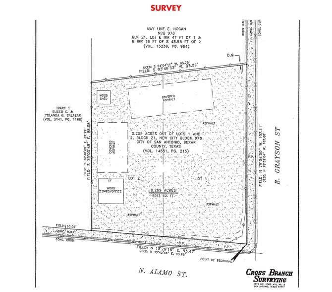 1900 N Alamo, San Antonio, TX à louer - Plan cadastral – Image 3 sur 6
