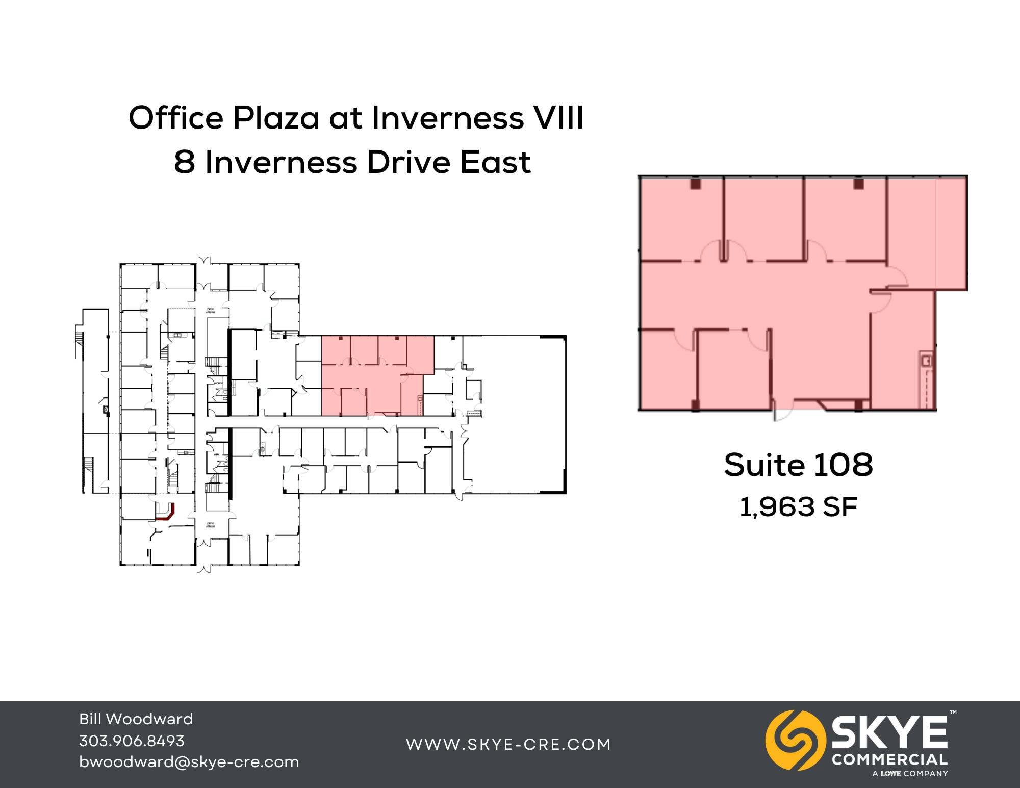 8 Inverness Dr E, Englewood, CO à louer Plan d’étage– Image 1 sur 1