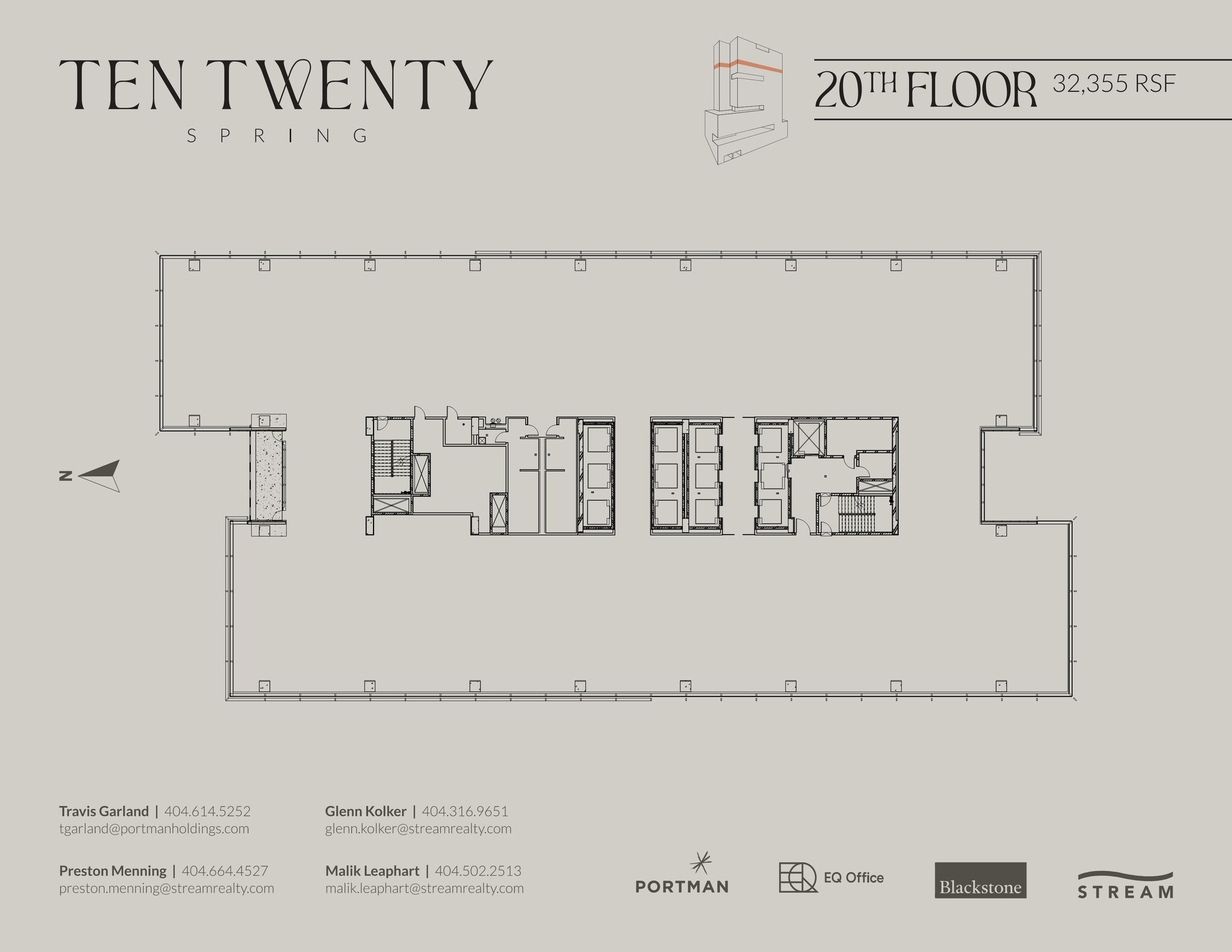 1020 Spring St, Atlanta, GA à louer Plan d’étage– Image 1 sur 1