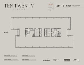 1020 Spring St, Atlanta, GA à louer Plan d’étage– Image 1 sur 1