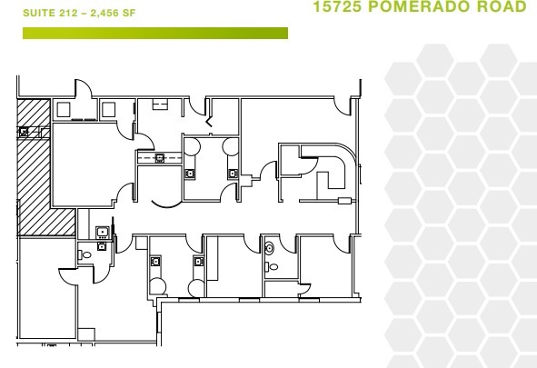 15721-15725 Pomerado Rd, Poway, CA à louer Plan d’étage– Image 1 sur 1