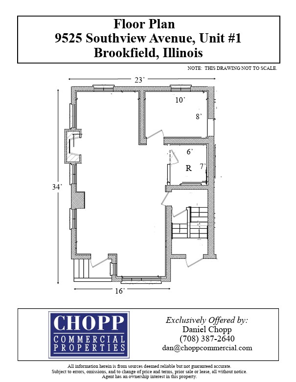 9525 Southview Ave, Brookfield, IL à louer Plan d’étage– Image 1 sur 1