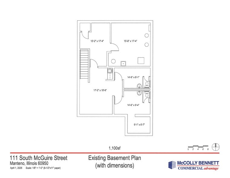 111 S Mcguire Dr, Manteno, IL à louer - Plan d’étage – Image 2 sur 3
