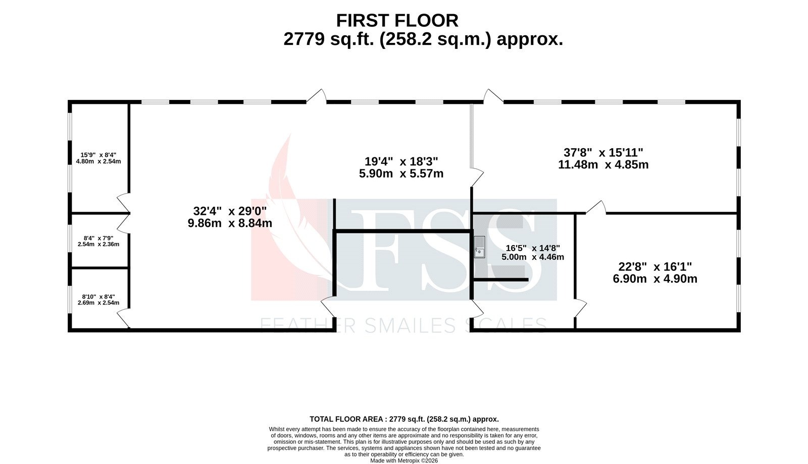 Walton Rd, Wetherby à louer Plan d’étage– Image 1 sur 10