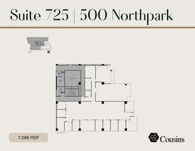 1200 Abernathy Rd NE, Atlanta, GA à louer Plan d’étage– Image 1 sur 1