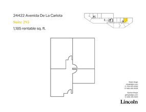 24422 Avenida De La Carlota, Laguna Hills, CA à louer Plan d’étage– Image 1 sur 7