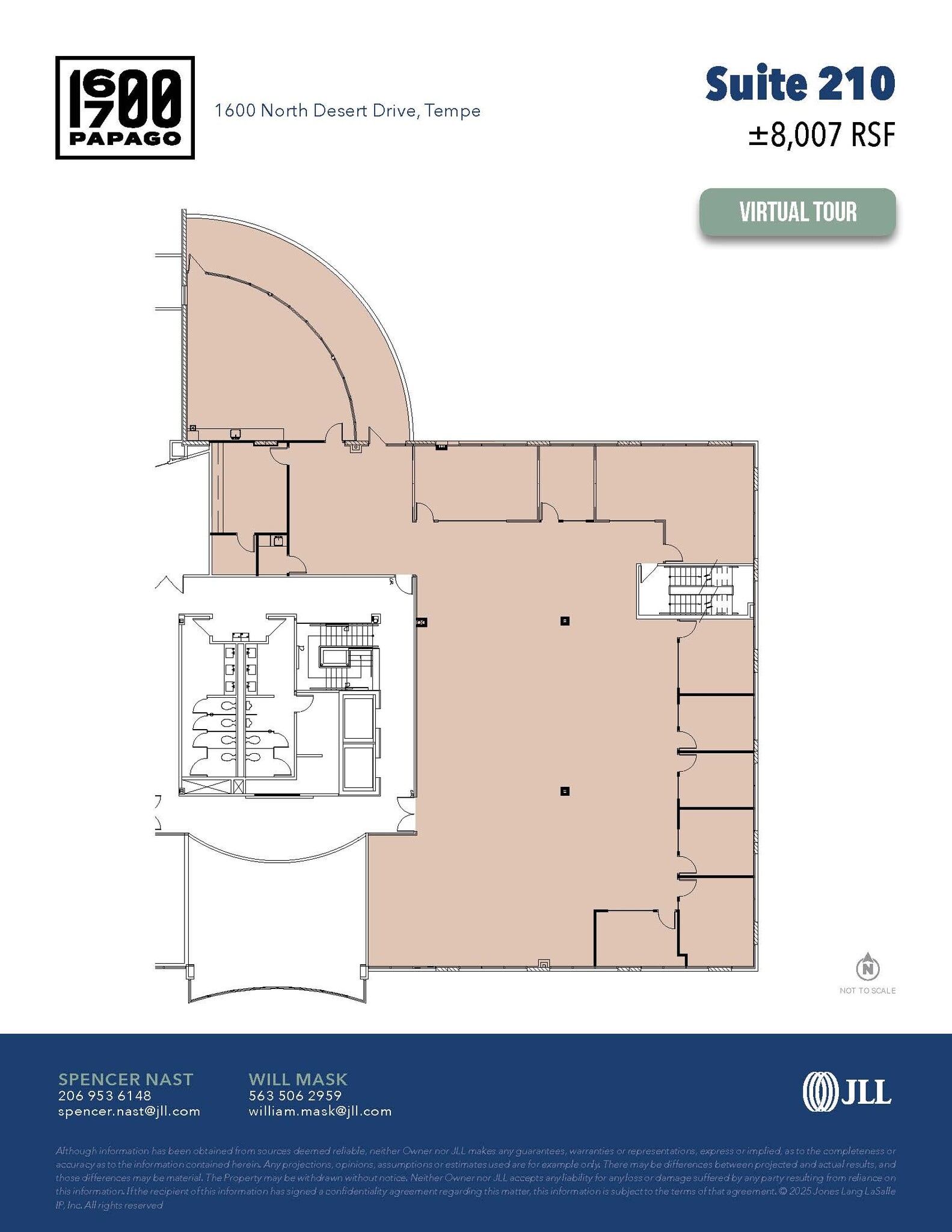 1600 N Desert Dr, Tempe, AZ à vendre Plan d’étage– Image 1 sur 1