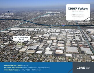 Plus de détails pour 13007 Yukon Ave, Hawthorne, CA - Terrain à vendre