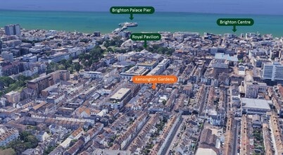 Unit C1 & C2, 22-23 Kensington St, Brighton, ESX - Vue aérienne  vue de carte