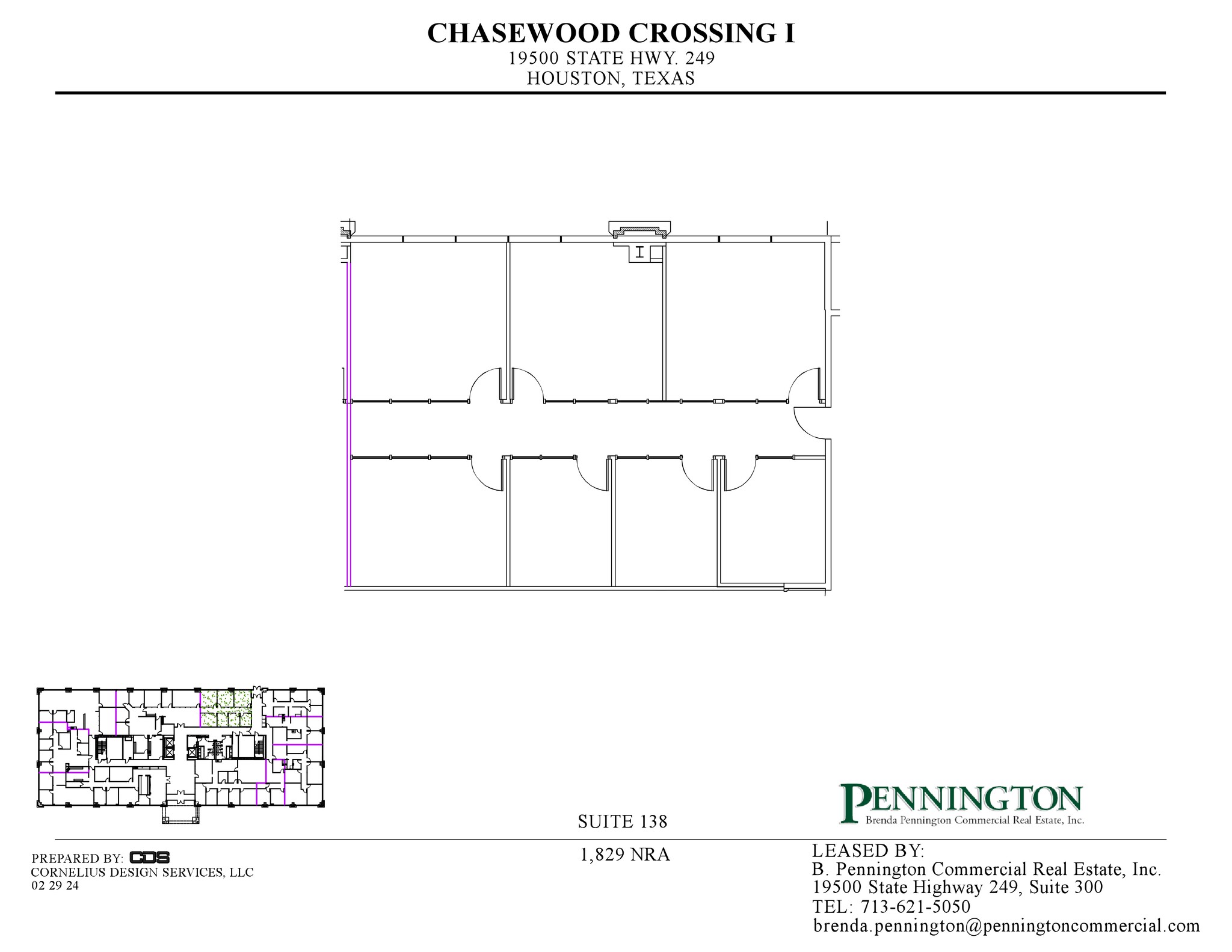 19500 State Highway 249, Houston, TX à louer Plan de site– Image 1 sur 1