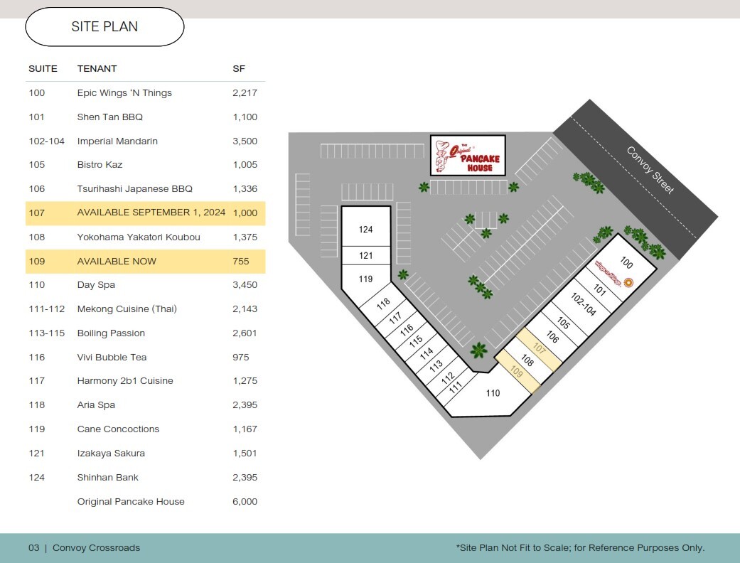 3904-3906 Convoy St, San Diego, CA à louer Plan de site– Image 1 sur 1