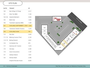 3904-3906 Convoy St, San Diego, CA à louer Plan de site– Image 1 sur 1