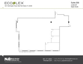 1641 Worthington Rd, West Palm Beach, FL à louer Plan d’étage– Image 1 sur 2