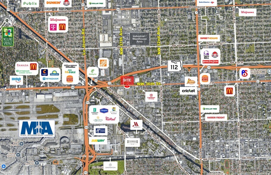 3650 NW 36th St, Miami, FL à louer - Aérien – Image 3 sur 7