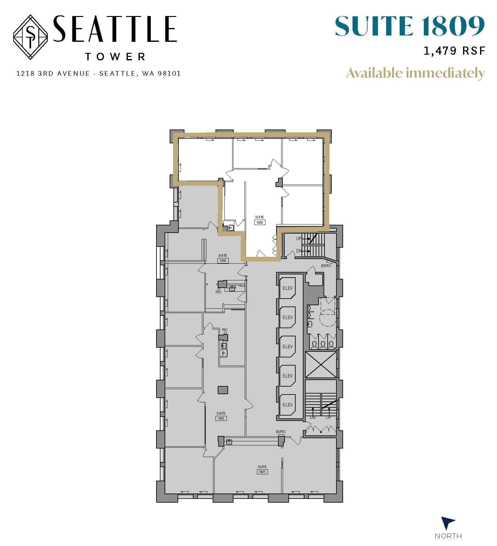 1218 3rd Ave, Seattle, WA à louer Photo intérieure– Image 1 sur 1